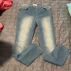 Free people high waist capri jeans size 27